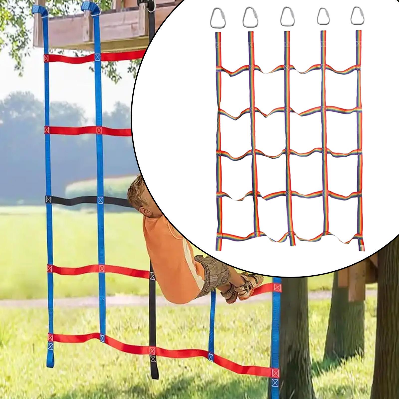 Kids Climbing Net Rainbow Rope - đánh giá và giá Rope Climb