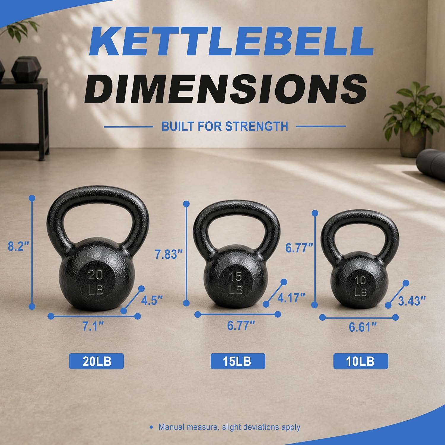 Cast Iron Kettlebells 5-50 LB  - đánh giá và giá Kettlebell
